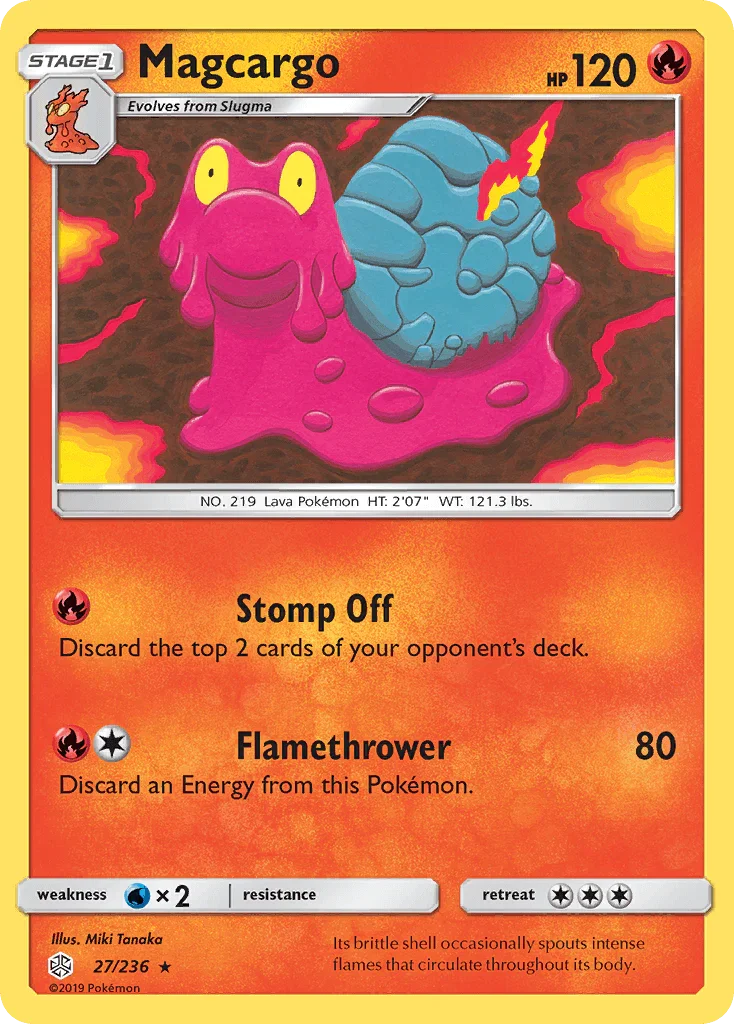 Magcargo (27/236) – Sun & Moon: Cosmic Eclipse | Buy Online
