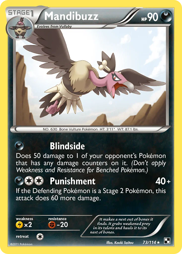 Mandibuzz (73/114) – Black & White: Base Set | Shop Today