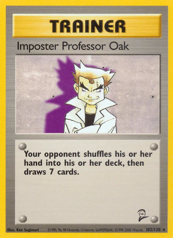 Imposter Professor Oak (102/130) – Base Set 2 | Buy Online