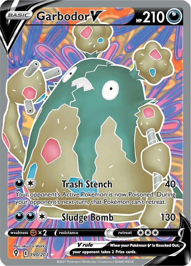 Garbodor V (190/203) – Sword & Shield: Evolving Skies | Order Now