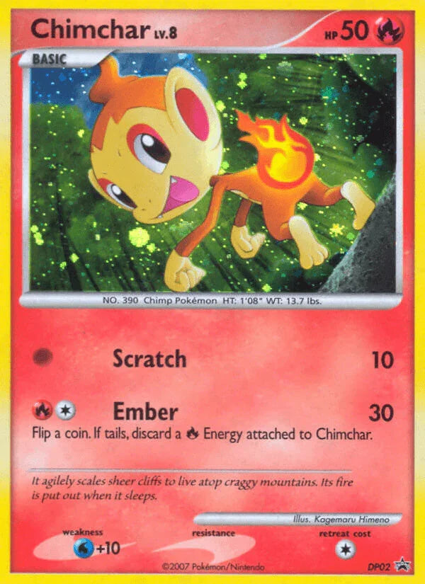 Chimchar (DP02) – Diamond & Pearl: Black Star Promos | Shop Today