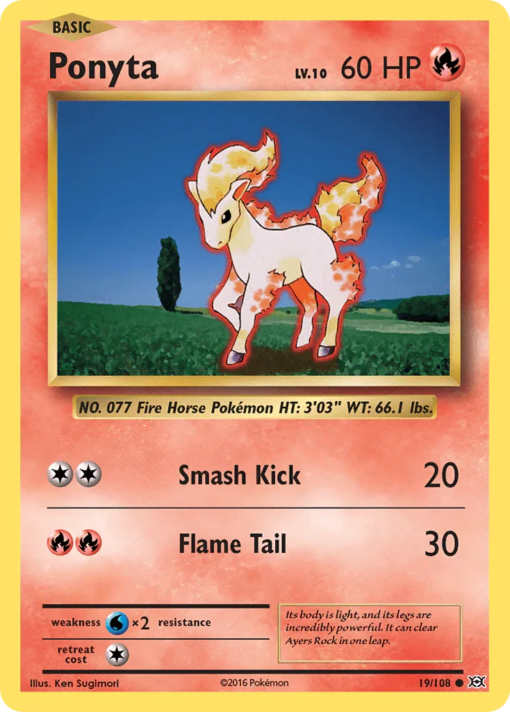 Ponyta (19/108) – XY: Evolutions | Buy Online