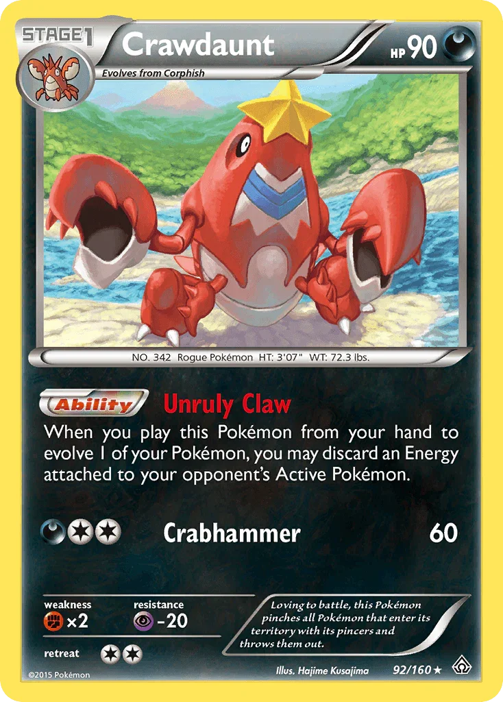 Crawdaunt (92/160) – XY: Primal Clash – Buy Now