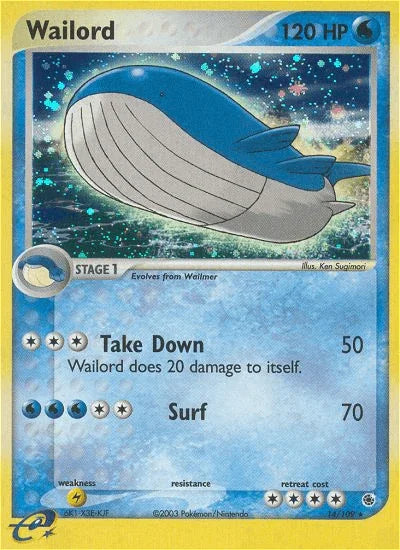 Wailord (14/109) – EX: Ruby & Sapphire - In Stock Now