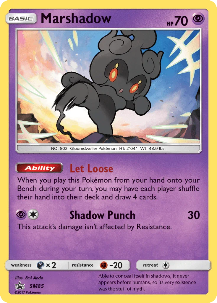 Marshadow (SM85) – Sun & Moon: Black Star Promos | Shop Today