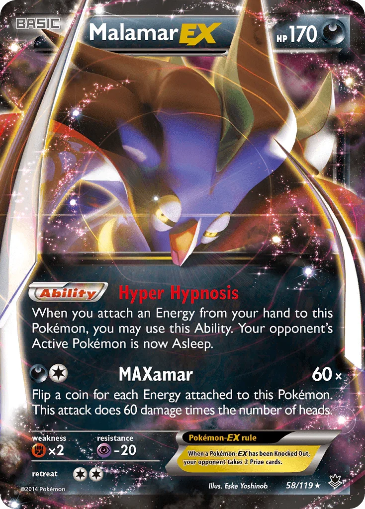Malamar EX (58/119) – XY: Phantom Forces | Shop Today