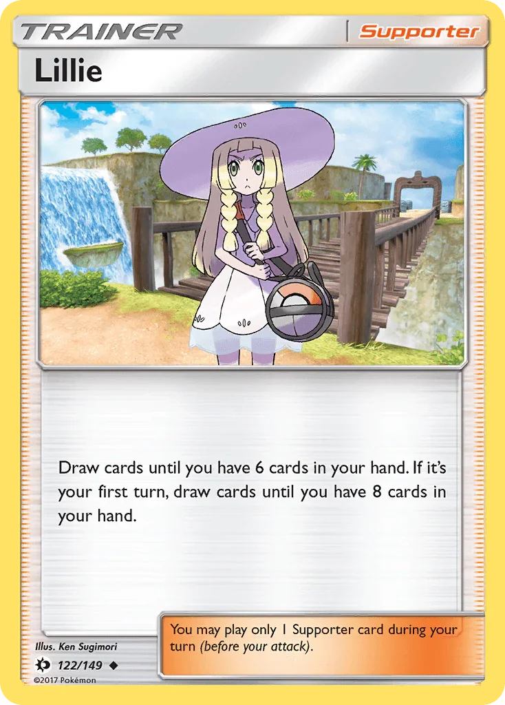 Lillie (122/149) – Sun & Moon: Base Set - Authentic Card