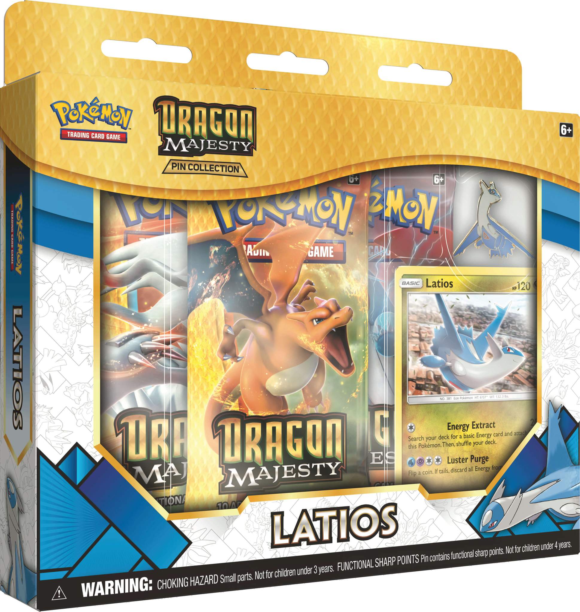 Dragon Majesty Latios Pin Collection Box | Order Today