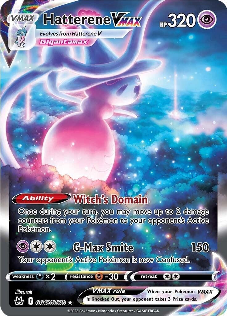 Hatterene VMAX (GG47/GG70) – Sword & Shield: Crown Zenith | Fast Shipping
