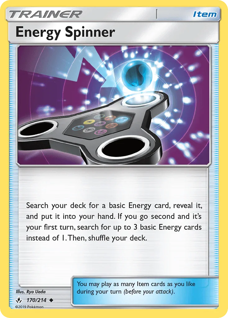 Energy Spinner (170/214) – Sun & Moon: Unbroken Bonds – Buy Now
