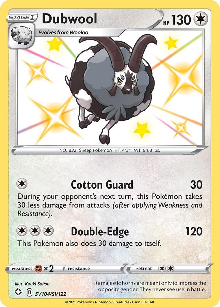 Dubwool (SV104/SV122) – Sword & Shield: Shining Fates – Buy Now