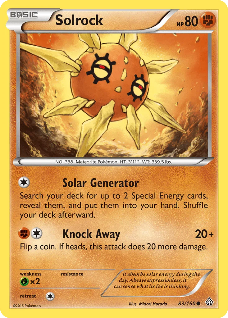 Solrock (83/160) – XY: Primal Clash | Shop Today