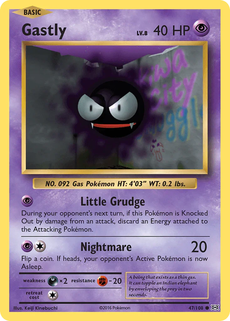 Gastly (47/108) – XY: Evolutions - Shop Now
