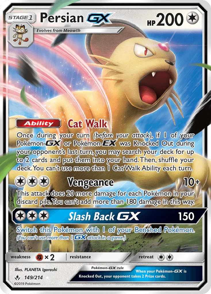 Persian GX (149/214) – Sun & Moon: Unbroken Bonds | Shop Today