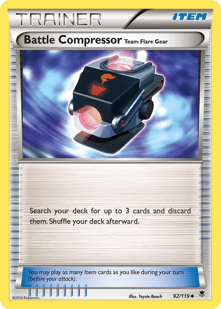 Battle Compressor Team Flare Gear (92/119) – XY: Phantom Forces - In Stock Now