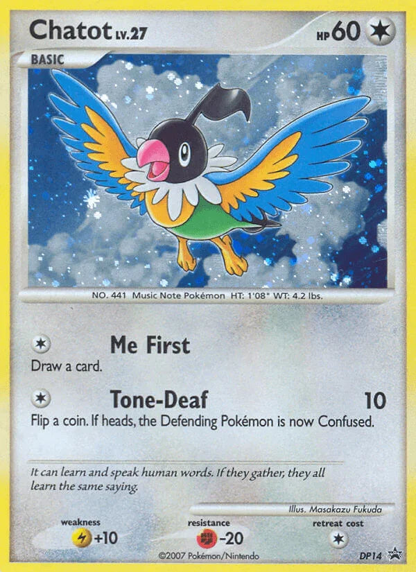 Chatot (DP14) – Diamond & Pearl: Black Star Promos - Shop Now