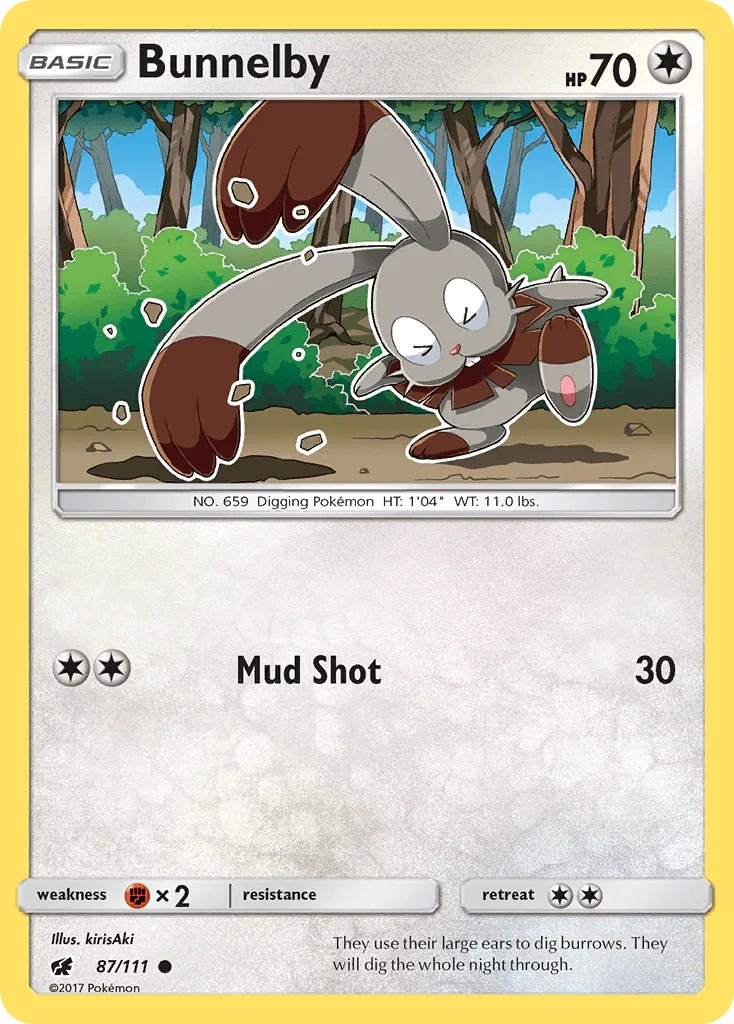 Bunnelby (87/111) – Sun & Moon: Crimson Invasion | Order Now