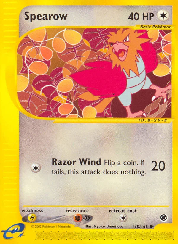 Spearow (130/165) – Expedition: Base Set – Buy Now