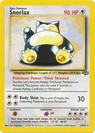 Snorlax (27/64) – Jungle Unlimited - In Stock Now