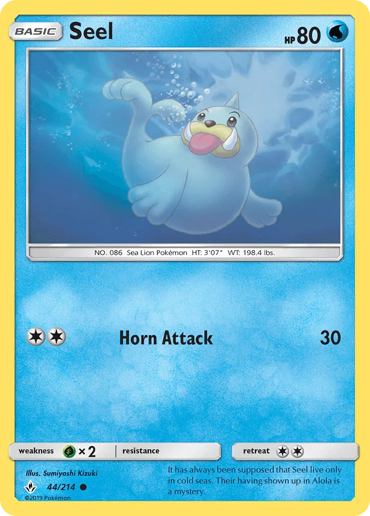 Seel (44/214) – Sun & Moon: Unbroken Bonds - Shop Now