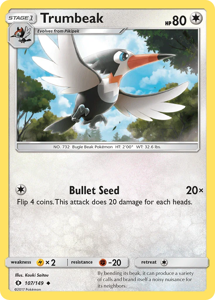Trumbeak (107/149) – Sun & Moon: Base Set | Order Now