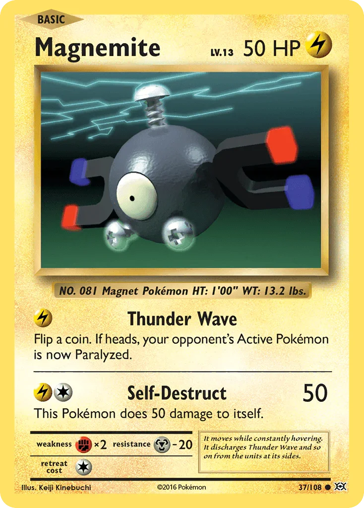 Magnemite (37/108) – XY: Evolutions | Order Now