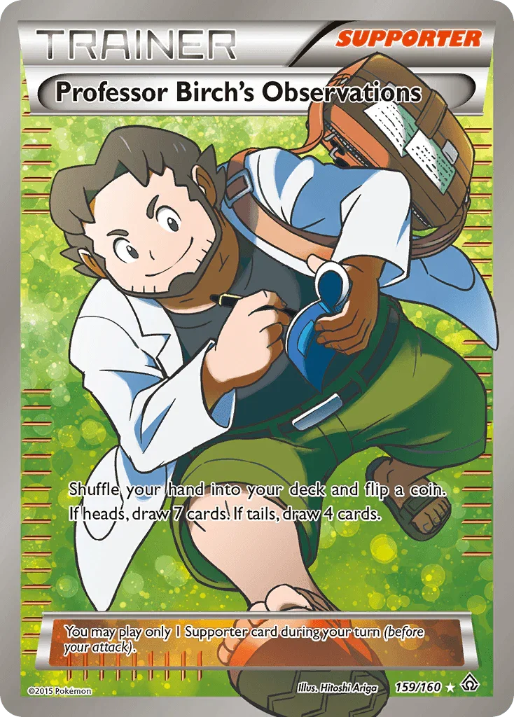 Professor Birch's Observations (159/160) – XY: Primal Clash | Fast Shipping