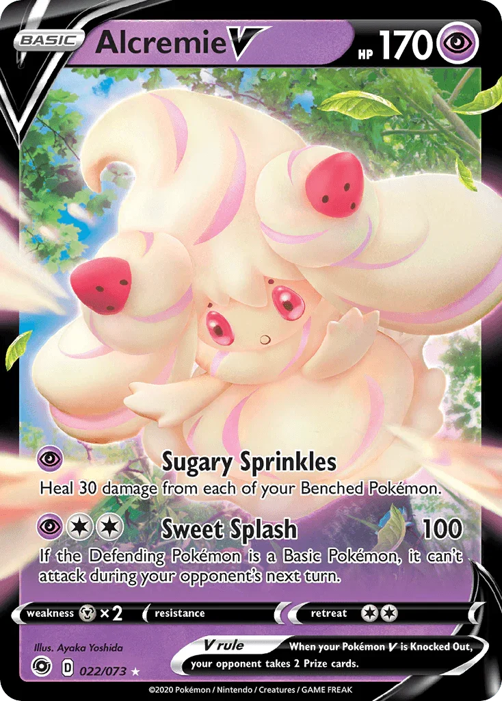 Alcremie V (022/073) – Sword & Shield: Champion's Path | Buy Online