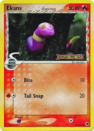 Ekans (47/101) – EX: Dragon Frontiers - Shop Now