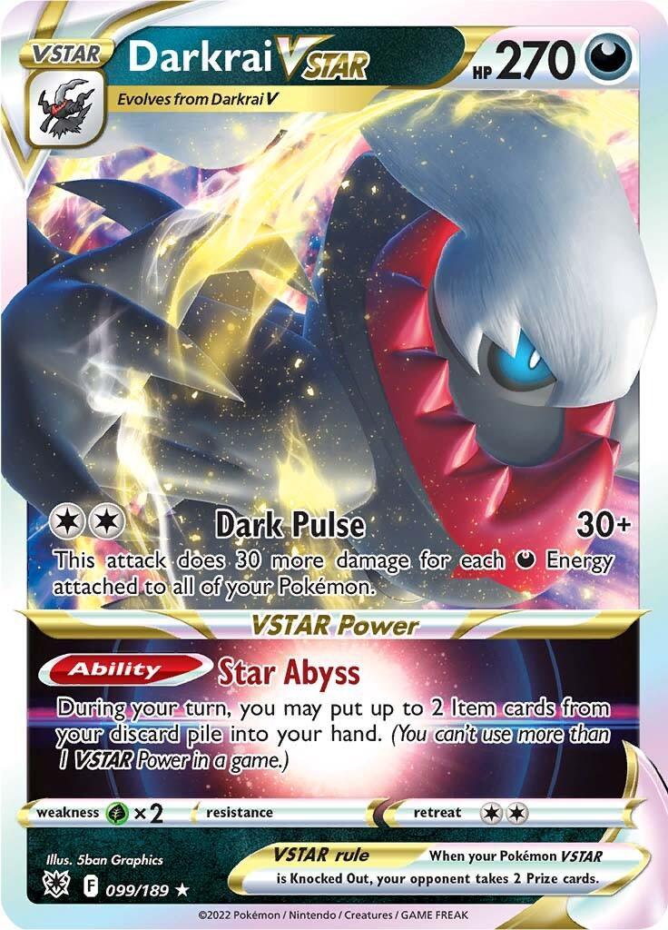 Darkrai VSTAR (099/189) – Sword & Shield: Astral Radiance | Buy Online