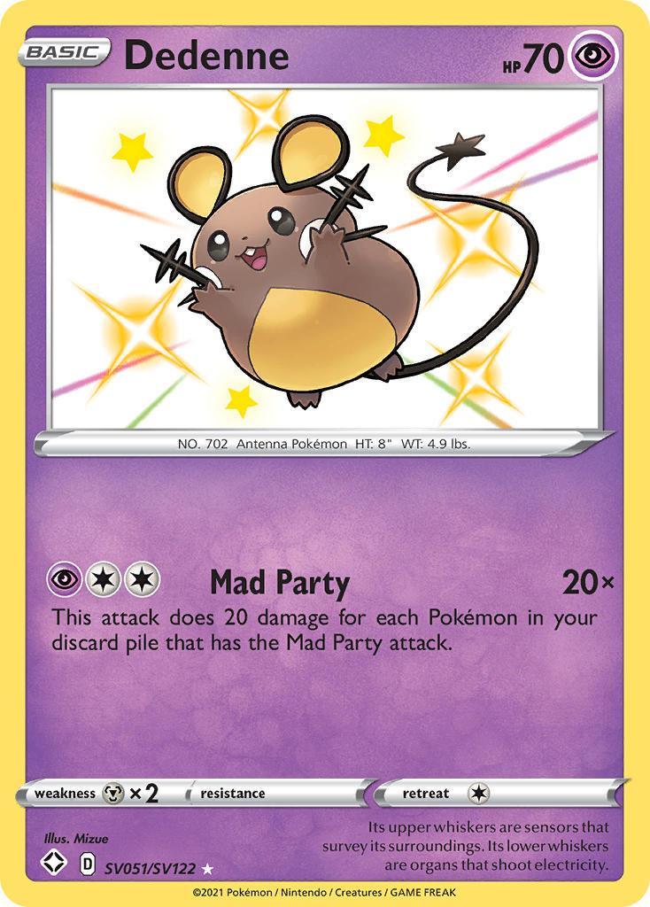 Dedenne (SV051/SV122) – Sword & Shield: Shining Fates | Shop Today