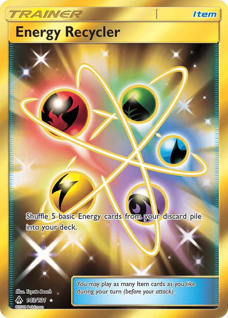 Energy Recycler (143/131) – Sun & Moon: Forbidden Light – Buy Now
