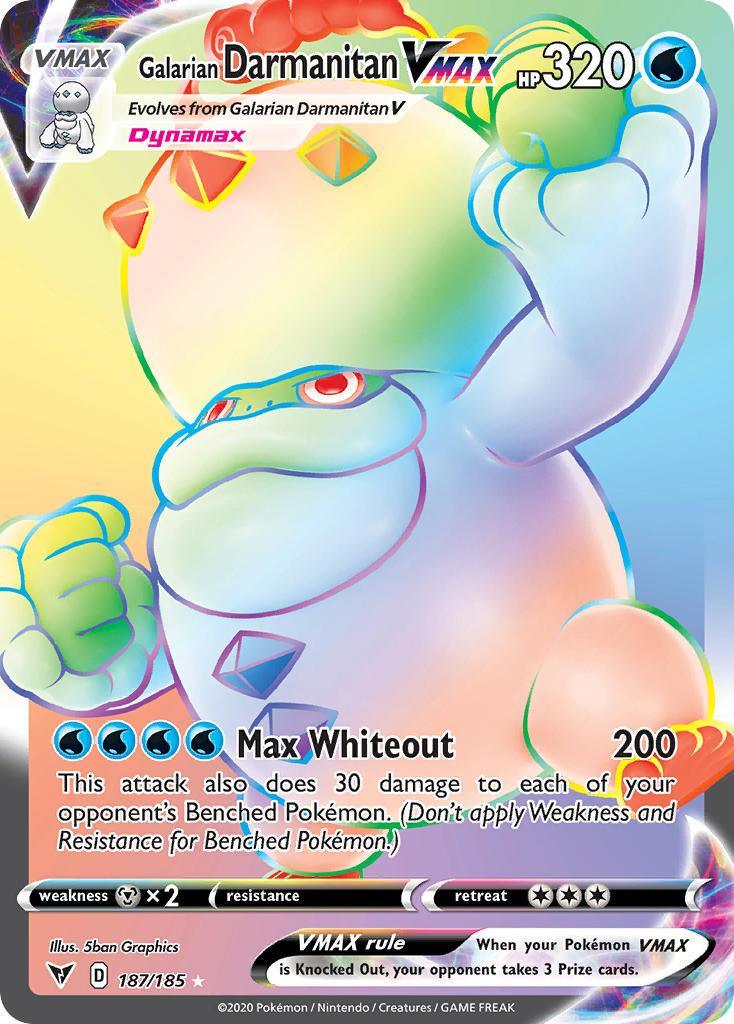 Galarian Darmanitan VMAX (187/185) – Sword & Shield: Vivid Voltage – Buy Now