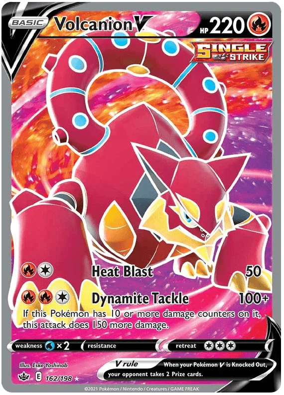 Volcanion V (162/198) – Sword & Shield: Chilling Reign - Shop Now