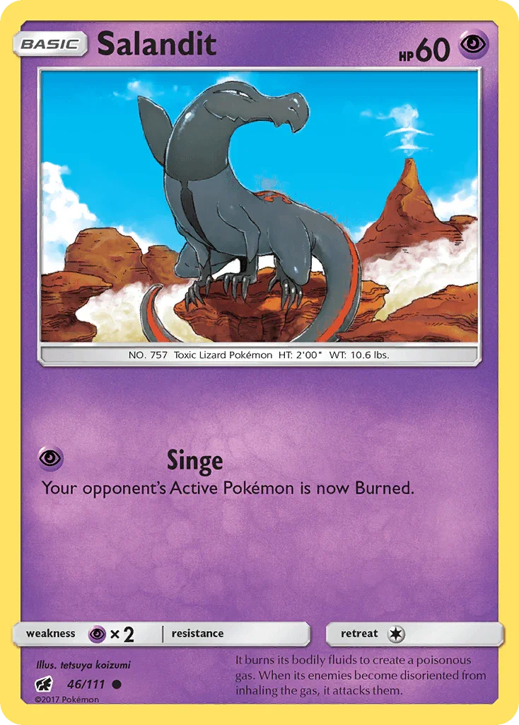 Salandit (46/111) – Sun & Moon: Crimson Invasion – Buy Now
