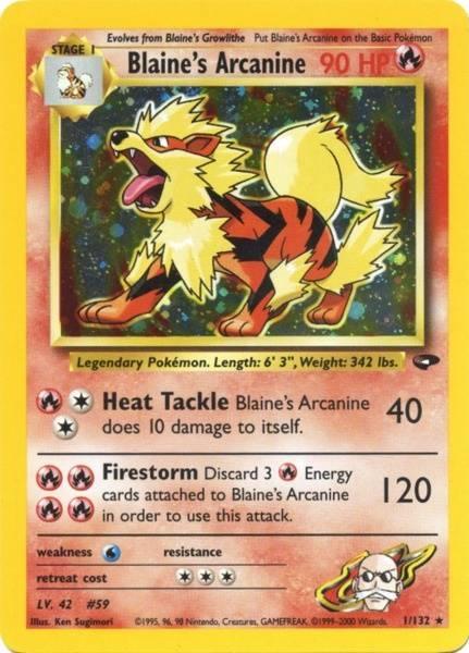 Blaine's Arcanine (1/132) – Gym Challenge Unlimited - Shop Now