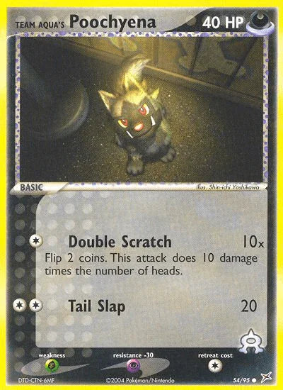 Team Aqua's Poochyena (54/95) – EX: Team Magma vs Team Aqua | Fast Shipping