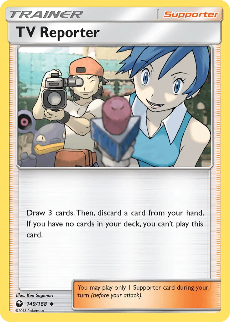 TV Reporter (149/168) – Sun & Moon: Celestial Storm | Shop Today
