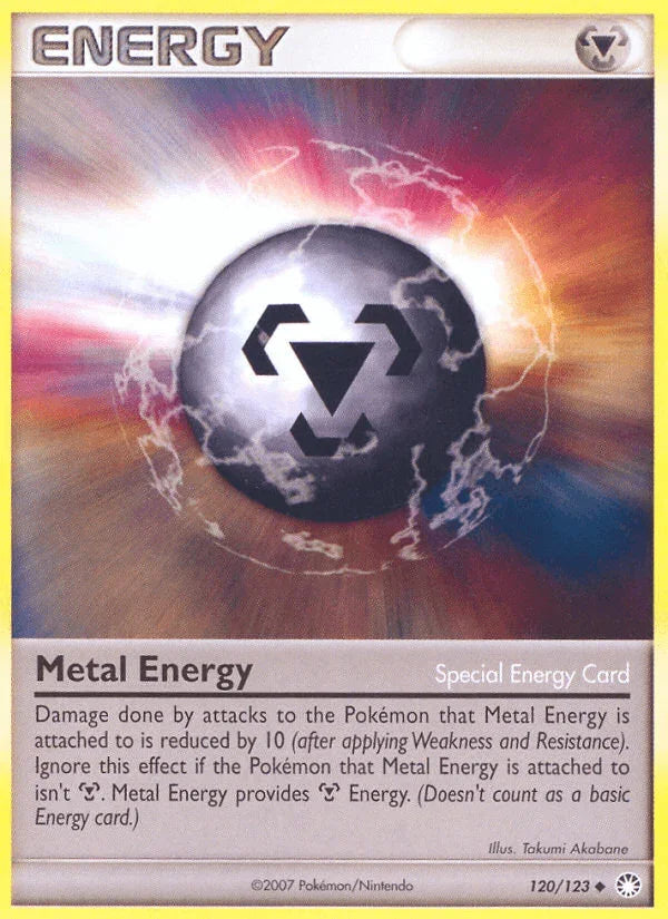 Metal Energy (120/123) – Diamond & Pearl: Mysterious Treasures - Authentic Card