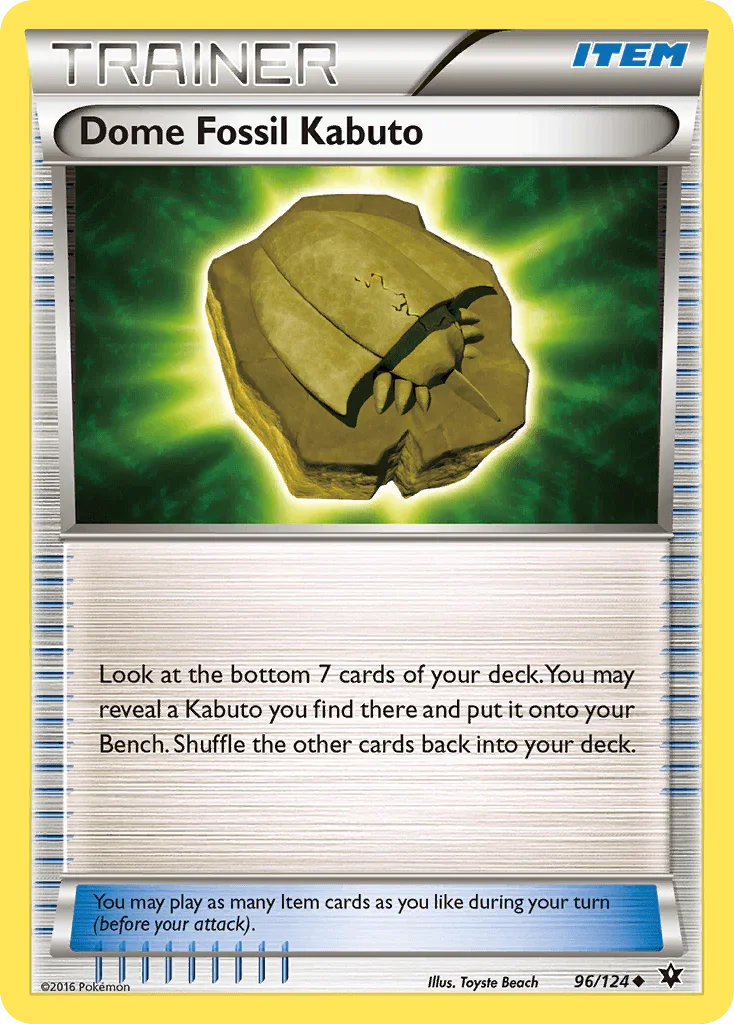 Dome Fossil Kabuto (96/124) – XY: Fates Collide | Order Today