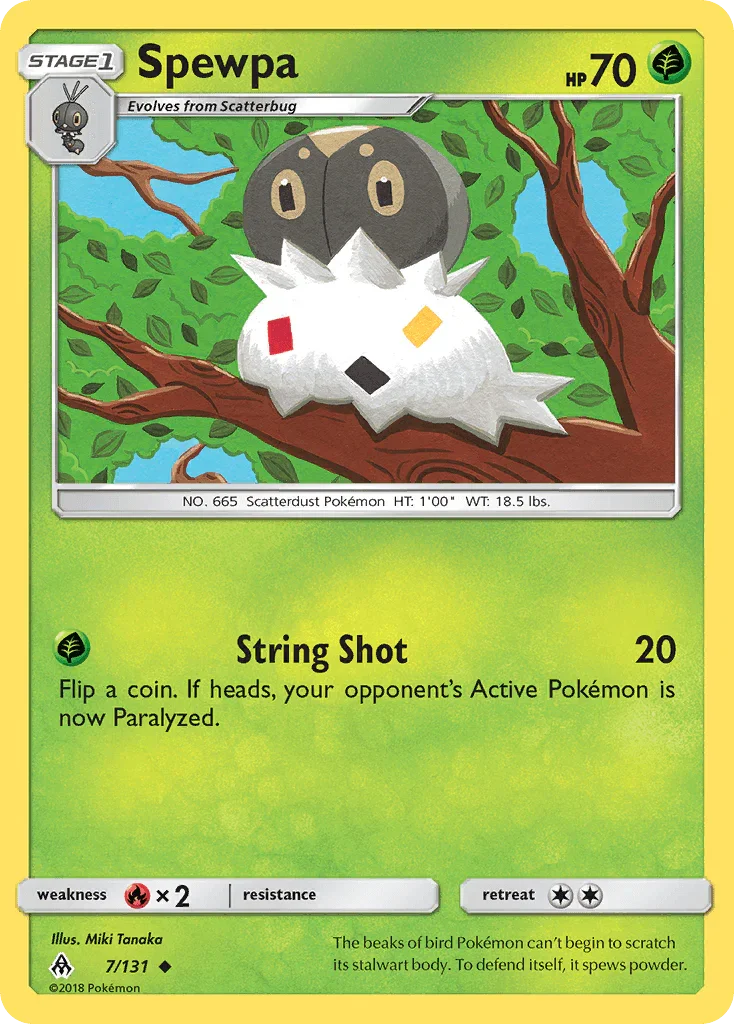 Spewpa (7/131) – Sun & Moon: Forbidden Light - In Stock Now