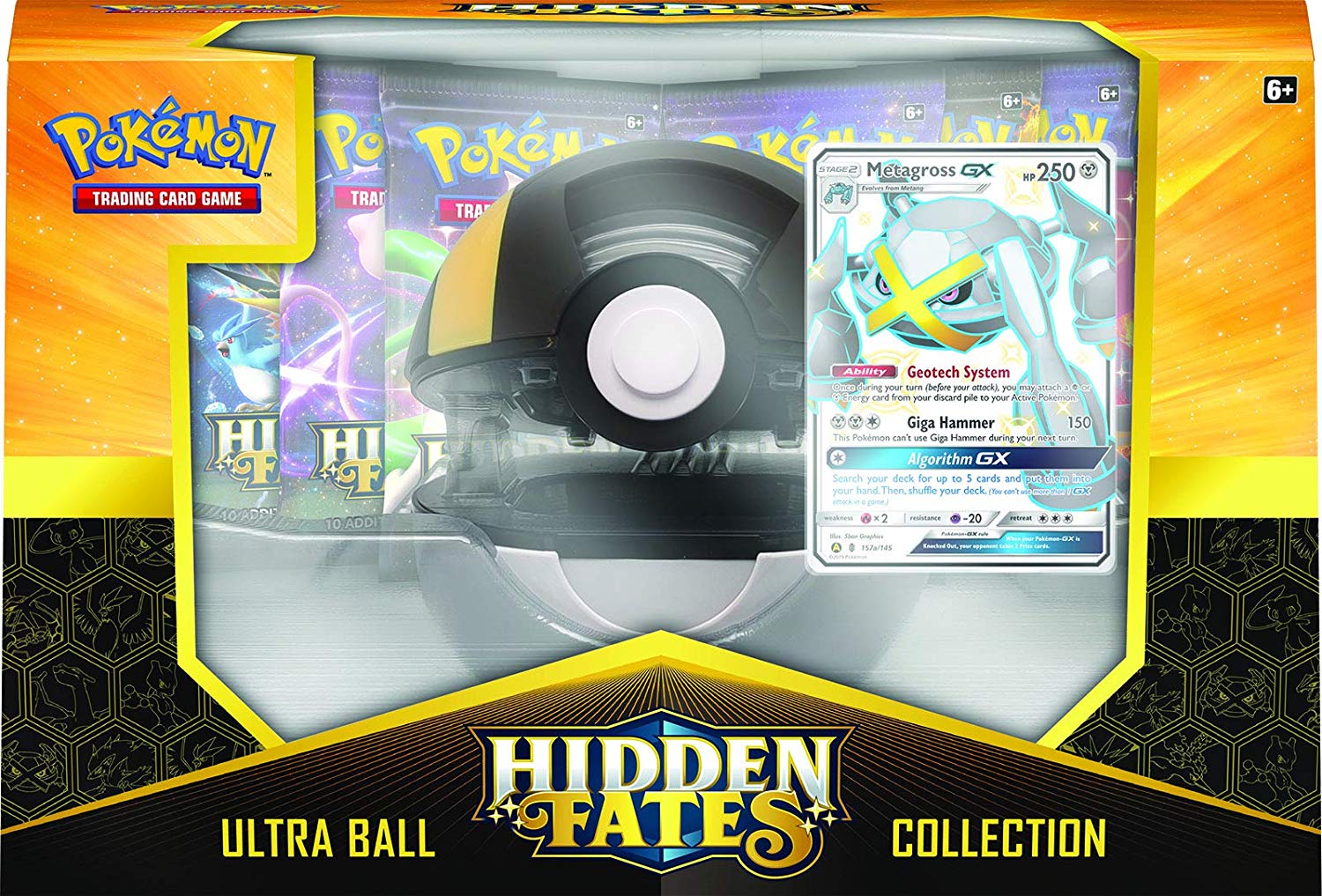 Hidden Fates Ultra Ball Collection - Shiny Metagross GX | Buy Online