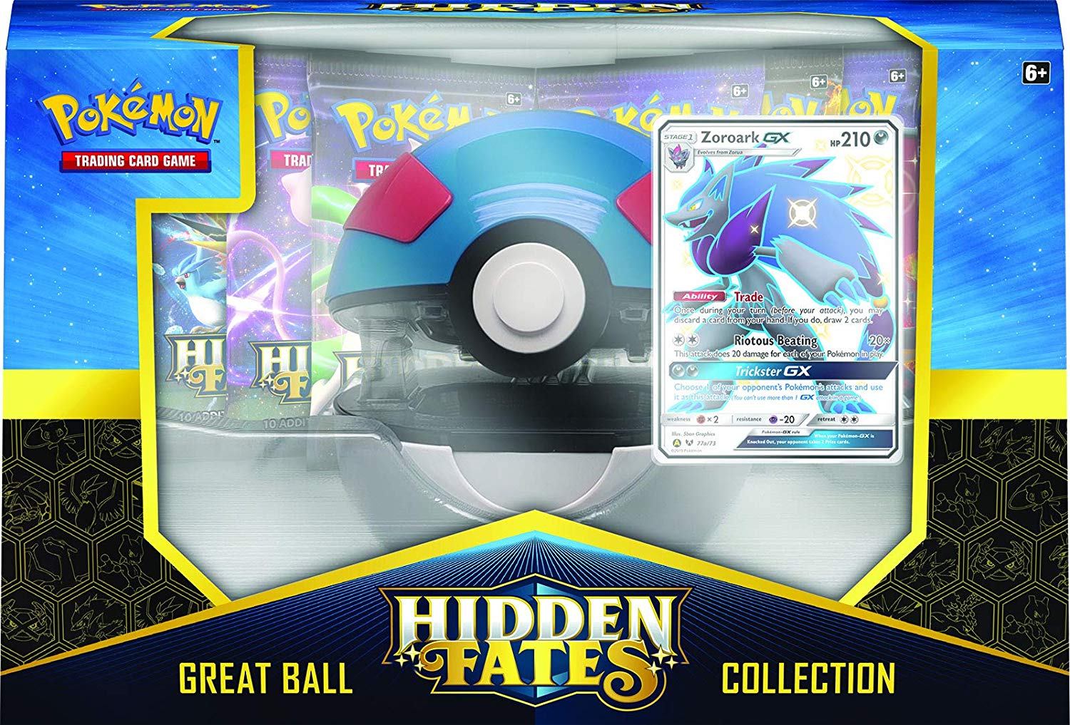 Hidden Fates Pokéball Collection - Shiny Zoroark GX | Order Now