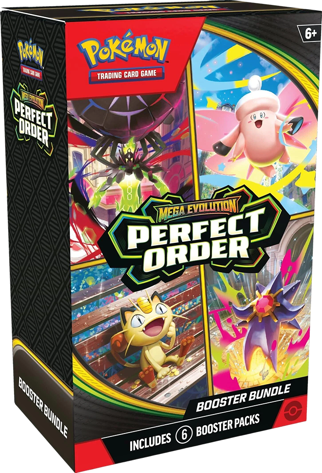 Mega Evolution: Perfect Order - Booster Bundle - Authentic Card