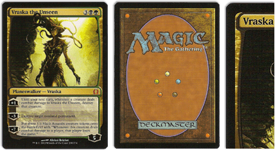 Near Mint condition example cards