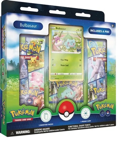 Pokemon GO Pin Collection - Bulbasaur - Authentic Sealed