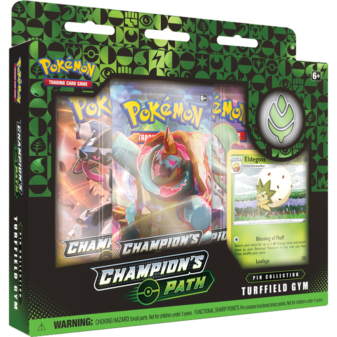 Champions Path - Turffield Gym Pin Collection Box – Buy Now