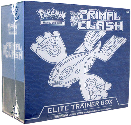 XY Primal Clash Kyogre Elite Trainer Box - Authentic Sealed