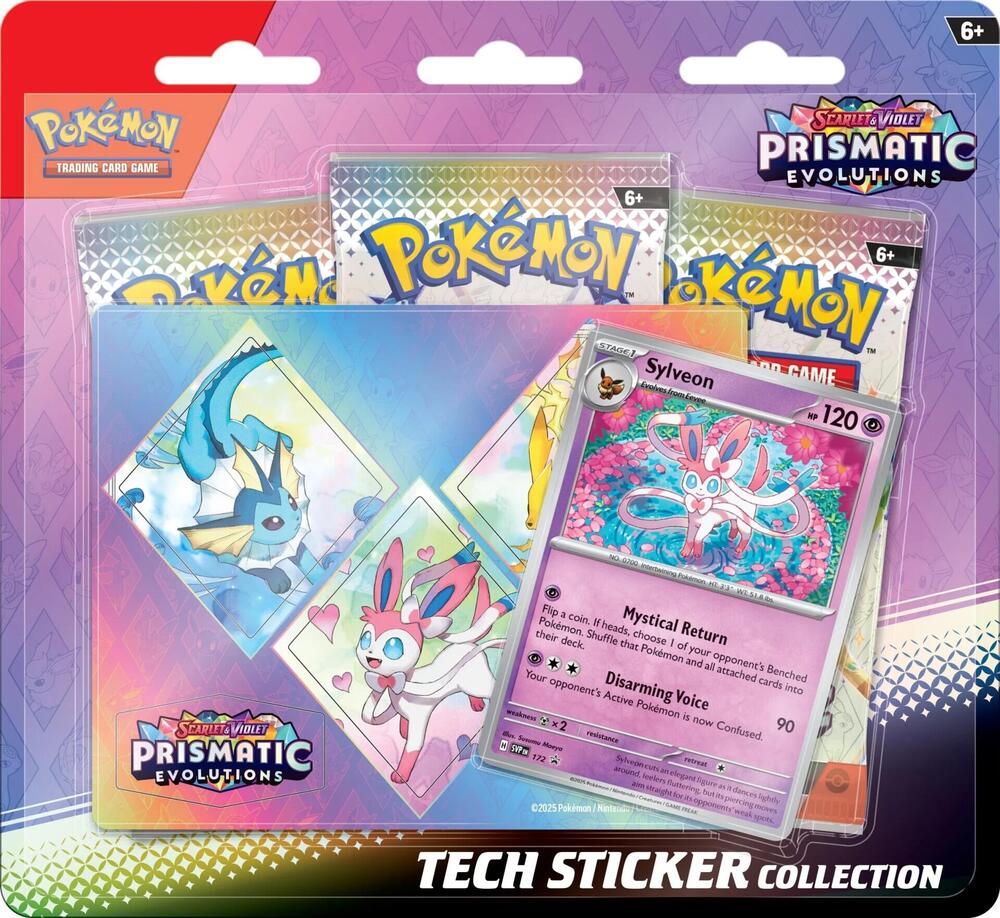 Prismatic Evolutions Tech Sticker Collection - Sylveon – For Sale