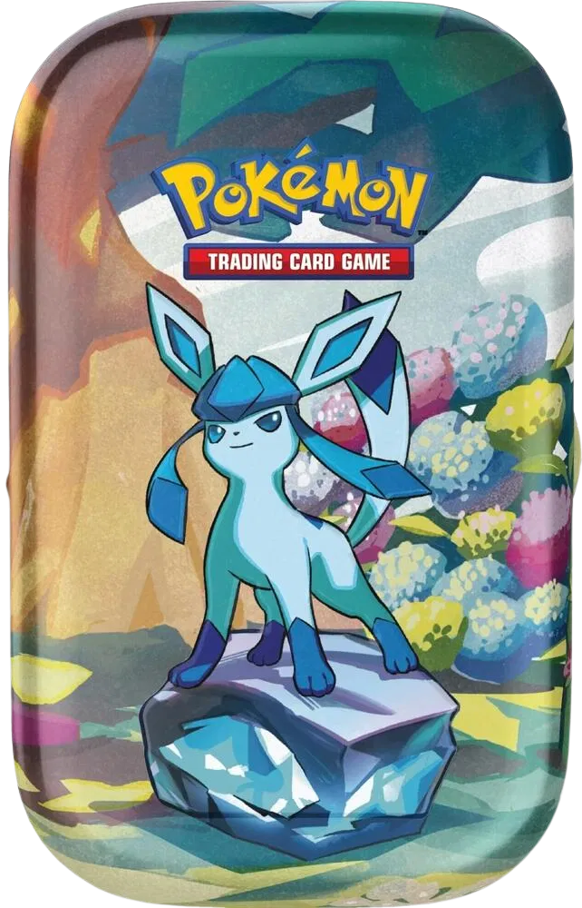 Scarlet & Violet: Prismatic Evolutions Mini Tin (Glaceon) | Fast Shipping